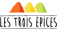 Logo des gîtes Les 3 épices en couleur.